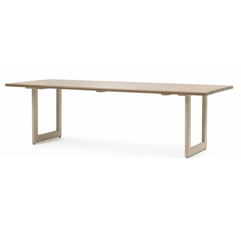 Aluminiowy stół ogrodowy Wooden