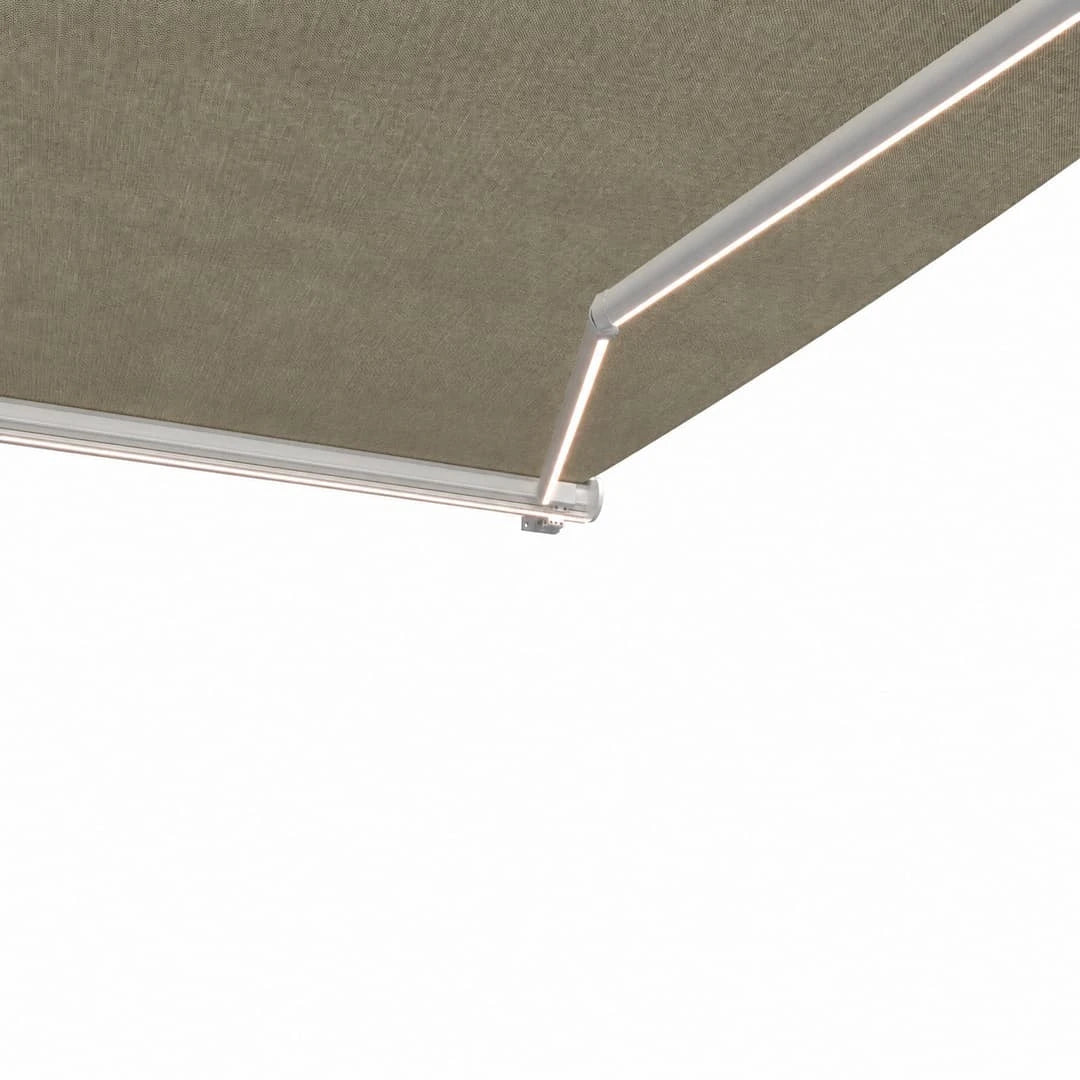 Markiza automatyczna z podświetleniem LED 5m x 3,5m Biała