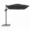 Parasol ogrodowy 4m x 3m antracyt z marmurową podstawą