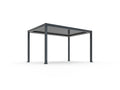 Pergola ogrodowa BASE 4 x 3 m antracytowa z elektryczną regulacją lameli