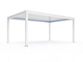 Pergola ogrodowa LUX 6 x 4 m biała z elektryczną regulacją lameli