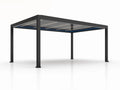 Pergola ogrodowa LUX 6 x 4 m czarna z elektryczną regulacją lameli